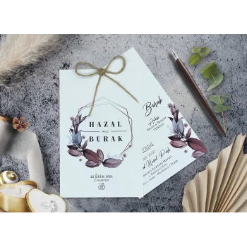 Elegance Yeni Ekonomik Davetiye 7027