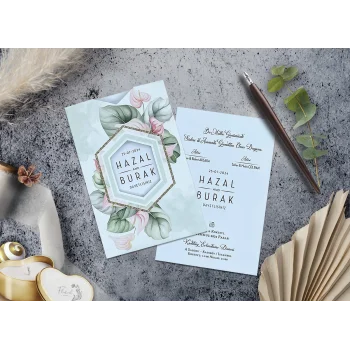 Elegance Yeni Ekonomik Davetiye 7033