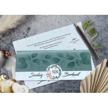 Elegance Yeni Ekonomik Davetiye 7034