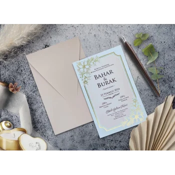 Elegance Yeni Ekonomik Davetiye 7035