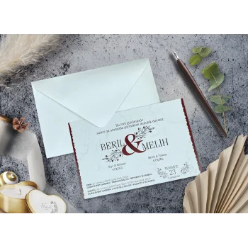 Elegance Yeni Ekonomik Davetiye 7041