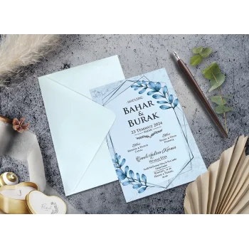 Elegance Yeni Ekonomik Davetiye 7060