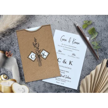 Elegance Yeni Ekonomik Davetiye 7078