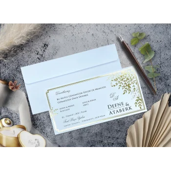 Elegance Yeni Ekonomik Davetiye 7098