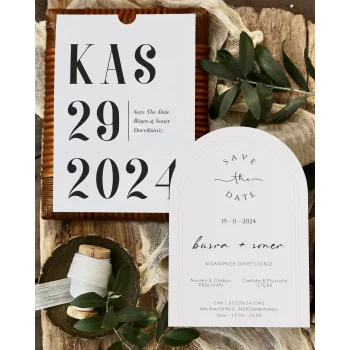 Oval Davetiye Zarfı Yaldız Baskı 2693 (500 ADET)