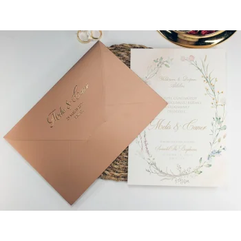 Tekirdağ Armoni Davetiye Mühürsüz 2404