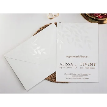 Tekirdağ Armoni Davetiye Mühürsüz 2414