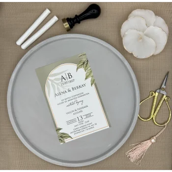 Tekirdağ Davetiye Ekonomik Beyaz Zarflı 1019