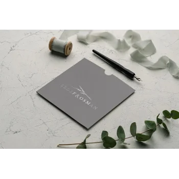 Yaldız Baskılı Kare Davetiye 2330