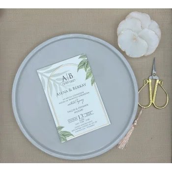 Tekirdağ Davetiye Ekonomik Beyaz Zarflı 1016