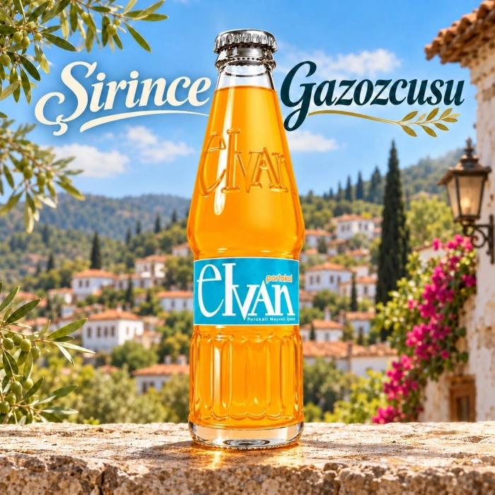 Elvan Gazoz Portakal 250 ml – 24 Adet