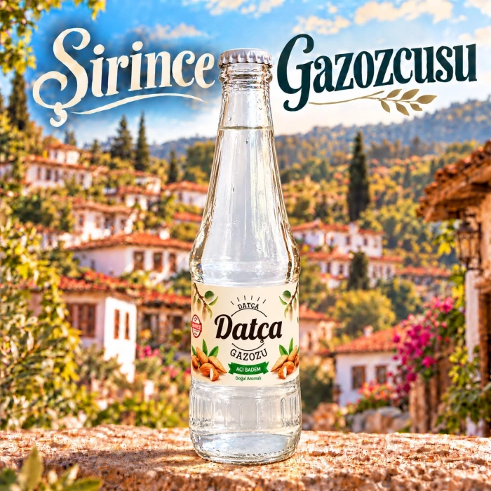 Datça Acı Badem Gazozu 200 ml – 20 Adet