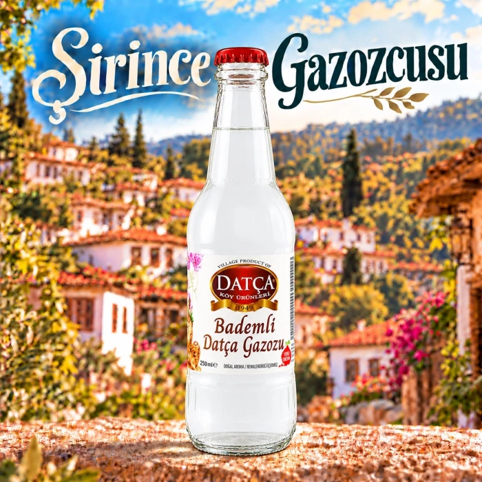 Datça Köy Ürünleri Gazoz Acı Badem 200 ml – 24 Adet