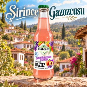 Datçam Gazoz Şeftali Lavanta 200 ml (Koli 24 Adet)