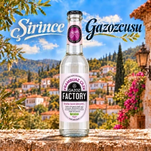 Gazoz Factory Frambuaz Çilek 250 ml – 24 Adet