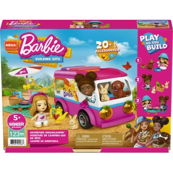GWR35 Mega™ Bloks, Barbienin Mega Karavanı, 123 parça, +5 yaş