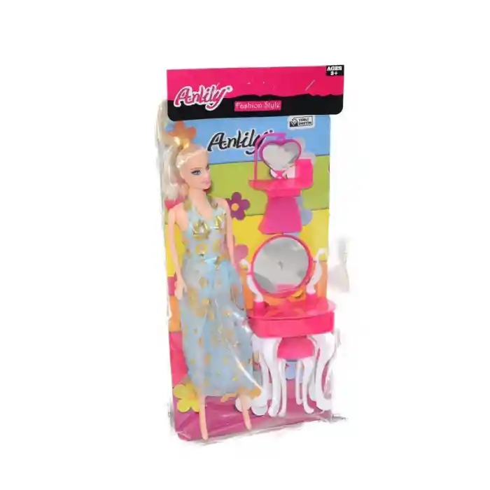 02260  Anlily Makyaj Masalı Bebek / Kartela / +3 yaş
