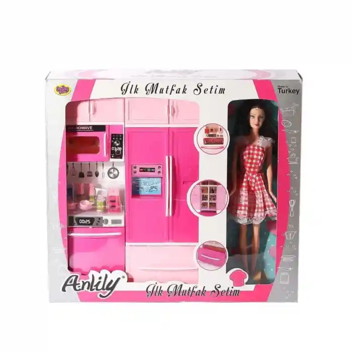 02318 Anlily Bebekli Mutfak Dolabı Oyun Seti
