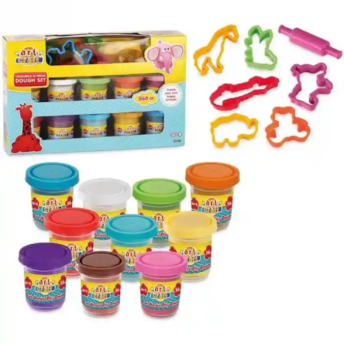 03290 16 parça HAMUR SETİ-RENGARENK / 560 gr