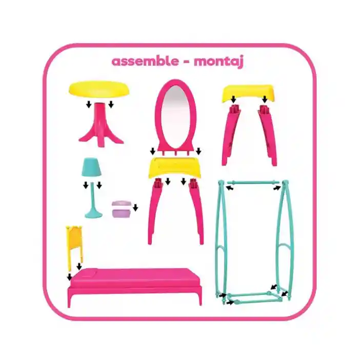 03669 Lindanın Yatak Odası Oyun Seti