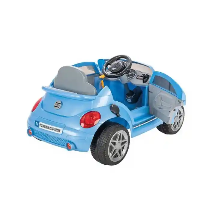 05 281 , Tostos 12V Kumandalı Akülü Araba Metalik Mavi +3 yaş