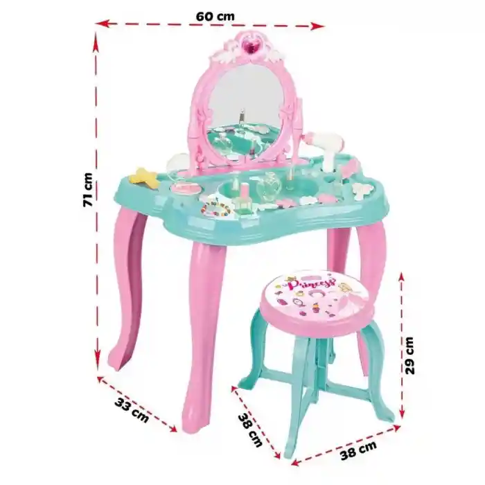 06 048 NessiWorld Sihirli Kelebek Makyaj Masası Pembe