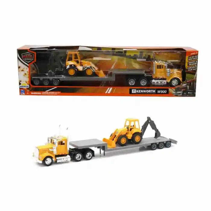 1:43 Long Haul Kenworth Taşıyıcı Tır ve Dozer