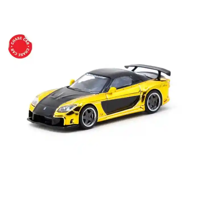 1/64 Mazda RX-7 VeilSide Fortune7 Yellow / Black