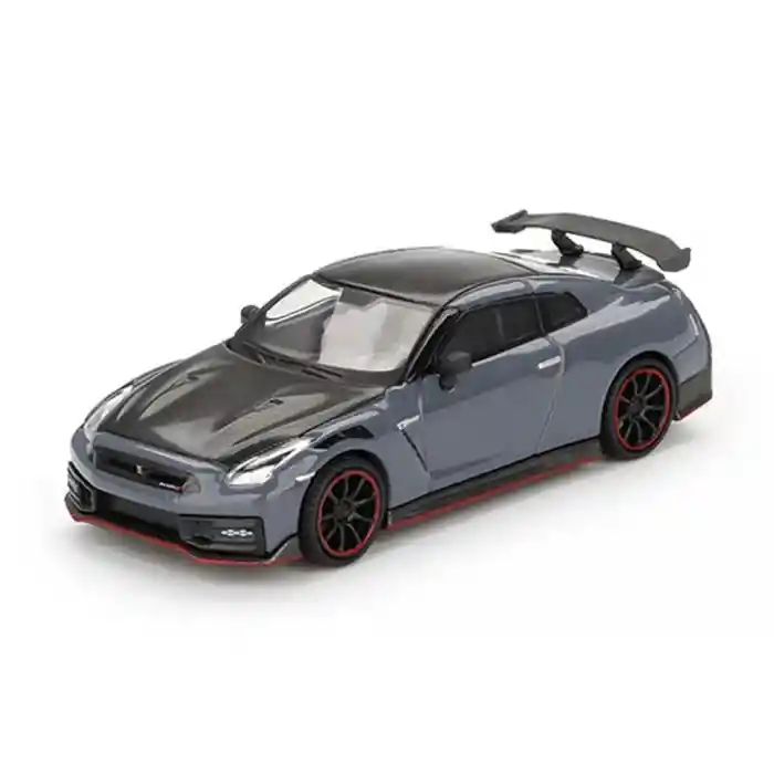 1/64 Nissan GT R Nismo R35 Stealth Gray Model Araç