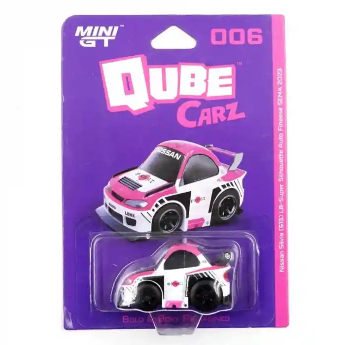 1/64 Qube Carz Serisi Nissan Silvia S15 LB-Super Silhouette Auto Finesse SEMA Blister Paket