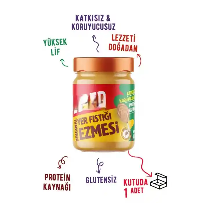 %100 Yer Fıstığı Ezmesi Original 315 Gr