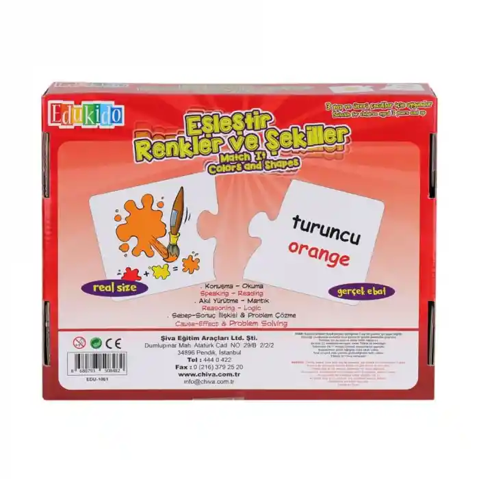 1001-CS Eşleştir Renkler ve Şekiller