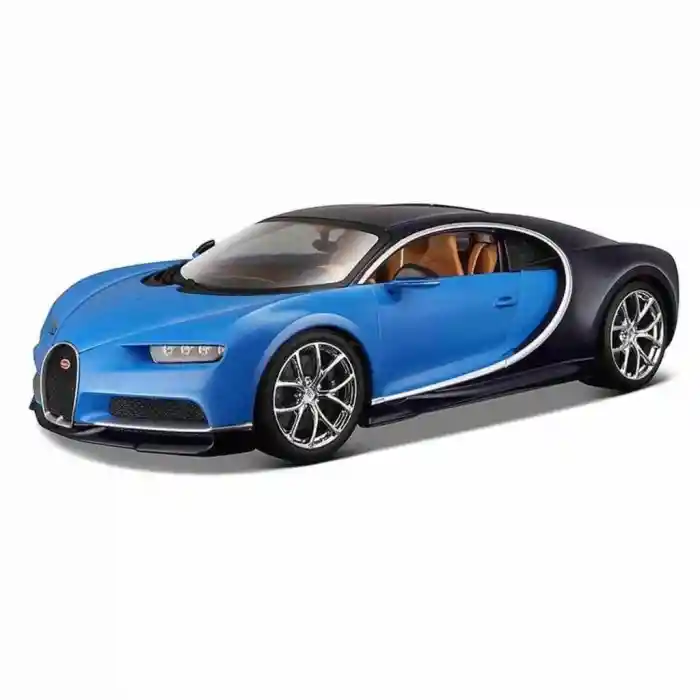 1011040 1:18 Bugatti Chiron Model Mavi Araba -