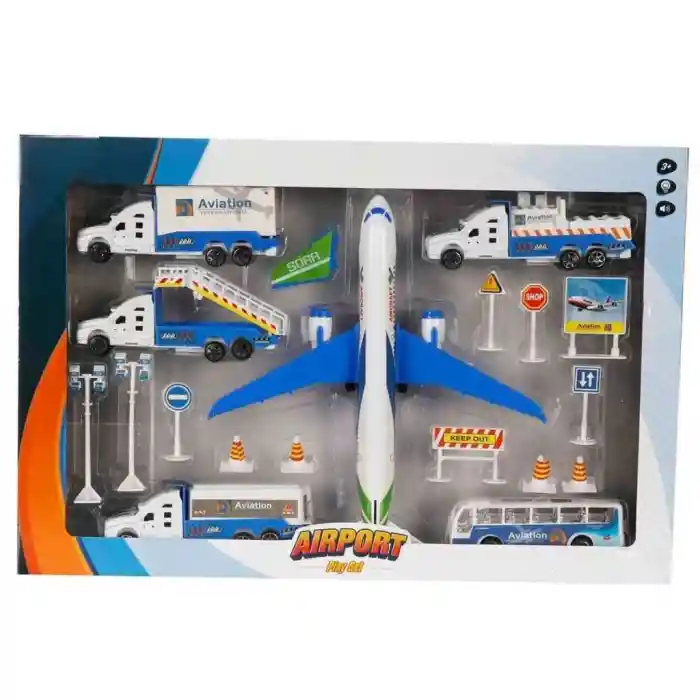 1012381 YFN MXX OYUN SET HAVAALANI UÇAKLI SES IŞIKLI BYK MV