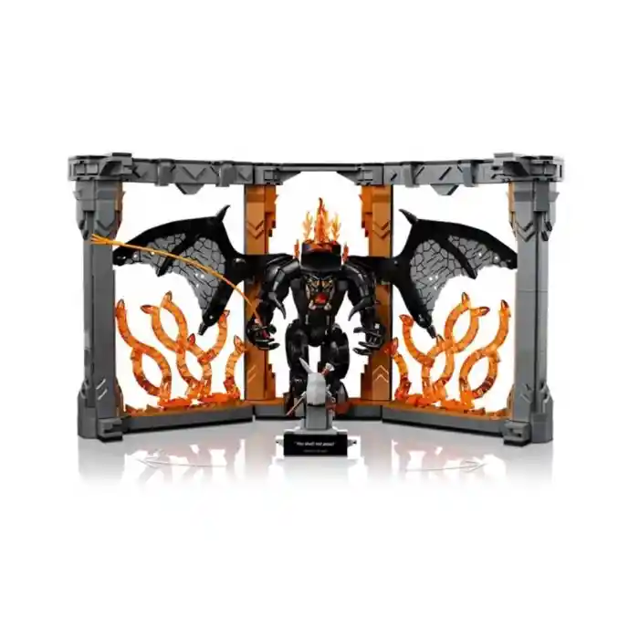 10367   icons - Yüzüklerin Efendisi: Balrog™ Kitaplık Dekoru 1201 parça +18 yaş