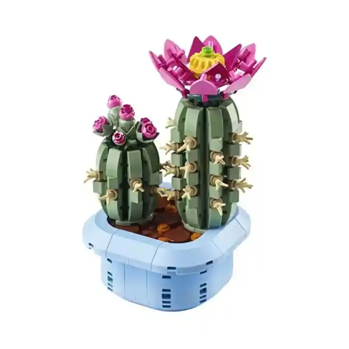 11509 Botanicals Çiçekli Kaktüs 482 parça +9 yaş