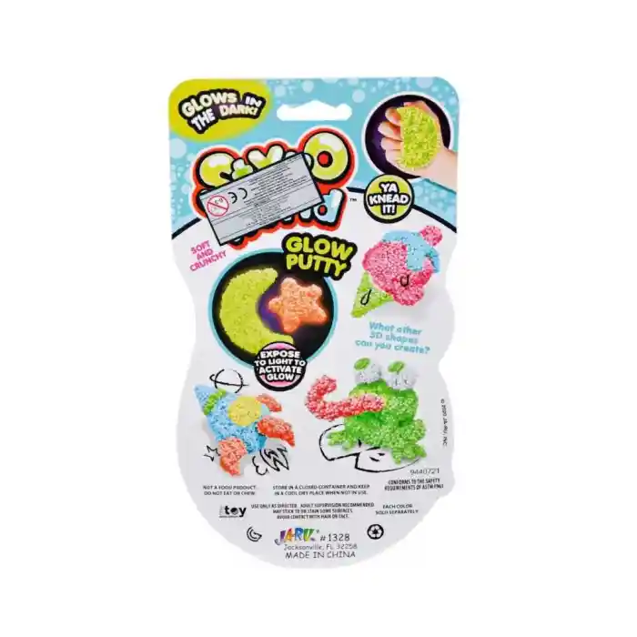 1328 Karanlıkta Parlıyor Glow Putty