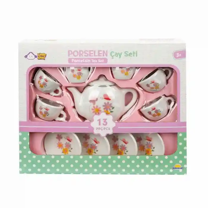 1501 Porselen Çay Seti 13 Parça -