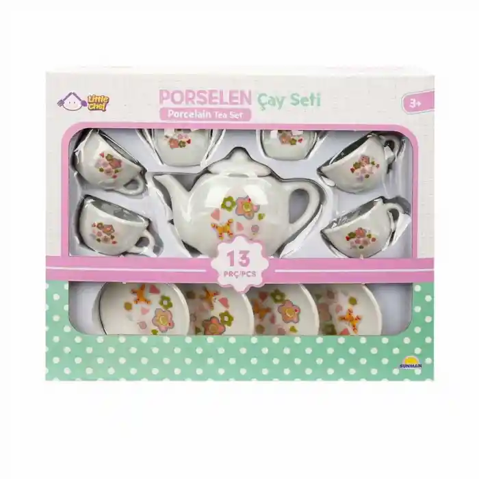 1501 Porselen Çay Seti 13 Parça -