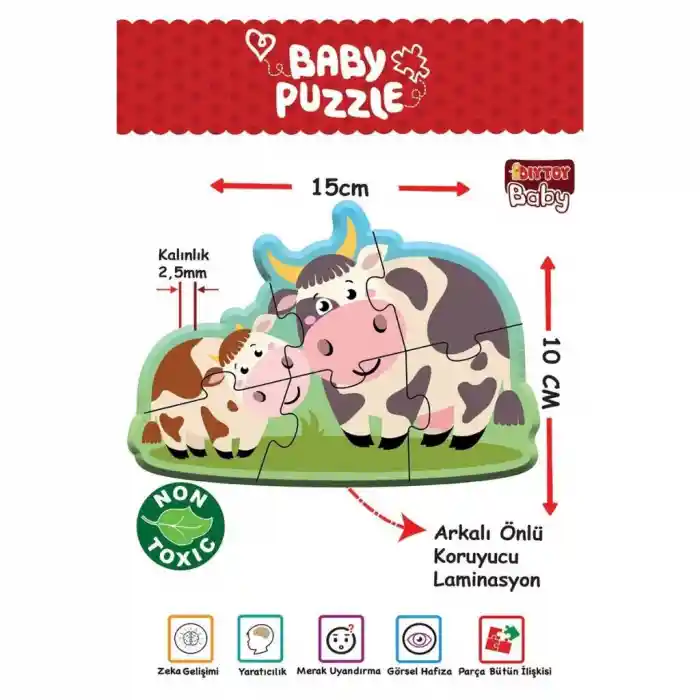1734 Baby Puzzle - İlk Çiftlik Puzzle