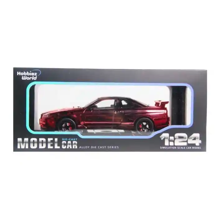 1901-300 HOBBİEZ WORLD 1/24 R34 SHİNNY COLORS-EKN