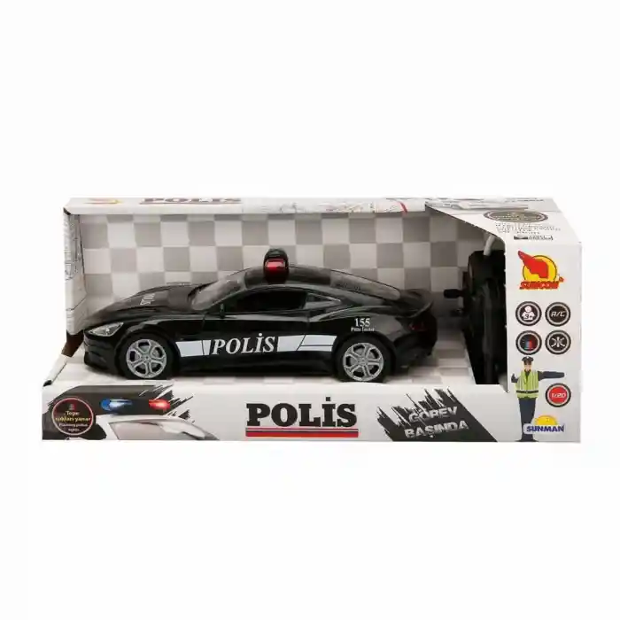 20357 Uzaktan Kumandalı Işıklı Polis Arabası 21 cm  NessiWorld