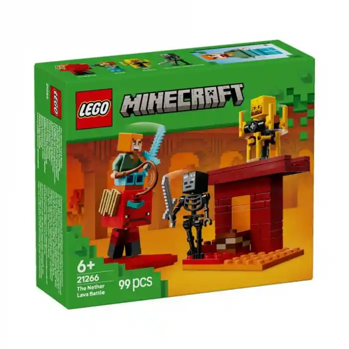 21266   Minecraft Nether Lav Savaşı 99 parça +6 yaş