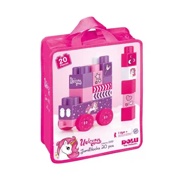 2550 UNICORN ÇANTALI MEGA BLOK 20 LI