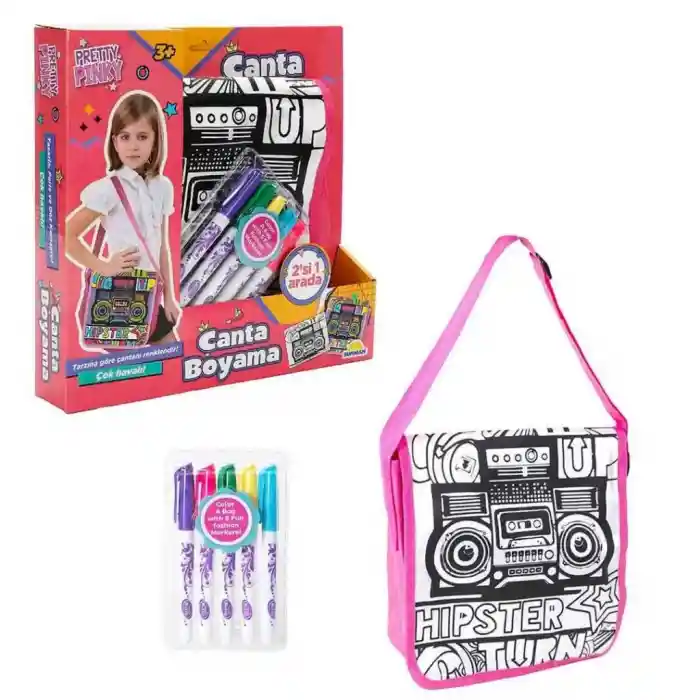 2in1 Omuz Çantası Boyama Seti