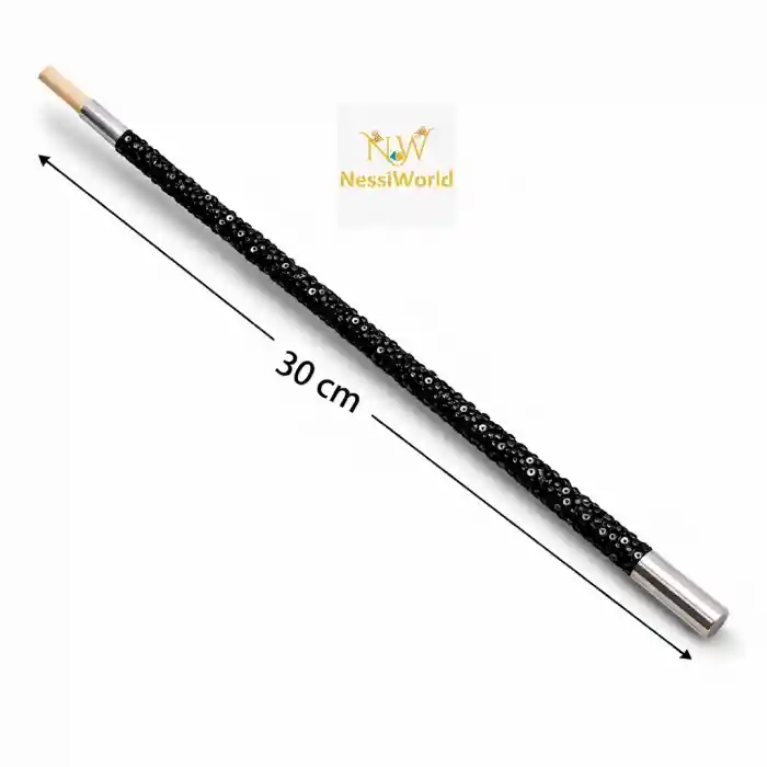 30 cm Siyah Payetli Sigara Tutacağı – 1920’ler Gatsby Parti Aksesuarı