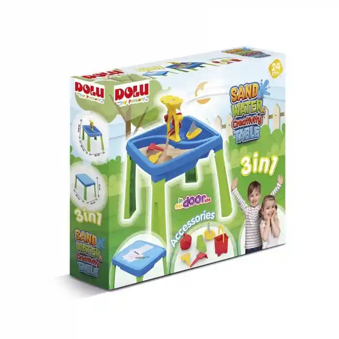 3077 Su Kum Yaratıcılık Masası -Dolu
