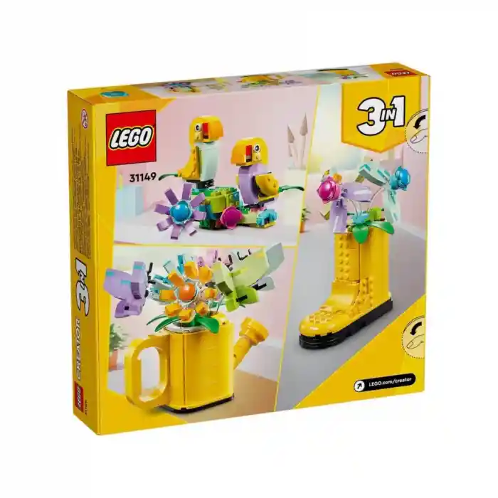 31149  ® Creator 3’ü1 arada Sulama Kabında Çiçekler 420 parça +8 yaş
