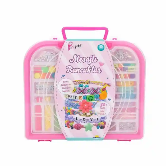 3319 Mesajlı Boncuklar Takı Tasarım Seti -NessiWorld