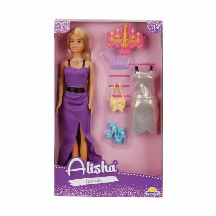 3393 NessiWorld-RST-SIS Yedek Kıyafetli Bebek Set 29 cm